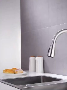 【local Stock】Stainless Steel Kitchen Faucet Hot and Cold Sink Faucet Pull Out Faucet 360° Rotating Sprayer Faucet