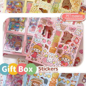 100PCS Kawaii Waterproof Stickers for Girls Kids Teens Cute Cartoon Stickers for Stationery Supplies Water Bottles Suitcase Laptop Computer Scrapbook Sticker Decal DIY Arts for Skateboard Helmet Phone Case Stickers
