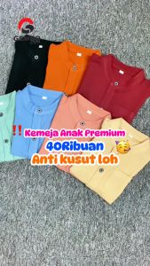 Kemeja Anak 2-10 tahun - Kemeja Anak Laki-laki - Baju Anak Atasan - Premium Tebal Halus Lentur - Gembo Kids