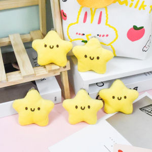 Jozoo Little Stars Plush Toy Creative Keychain Cute Girl Squeaking Car Keys Doll