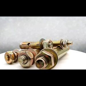 10pcs Expansion Bolt Steel External Hex Nut Expansion Screw Bolt Sleeve Anchor