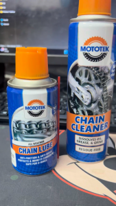 Chain Cleaner Engine Flush Chain Lube – three must-have sprays for deep cleaning engine care and long-lasting chain protection.