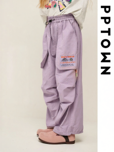 PPTOWN | Water Repellent Girls Paratrooper Cargo Pants