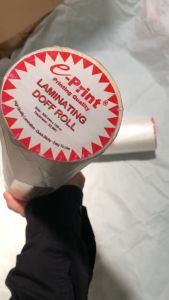 Laminating Doff Roll e-Print