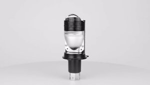 HLXG 2PCS H4 LED Projector Mini Lens Bi Led Lens Headlight Bulbs LED Projectot Lens Fog Lights