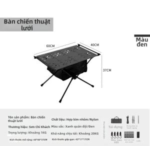 Bàn Ngoài Trời Nhôm Gấp Đơn Giản Dễ Mang