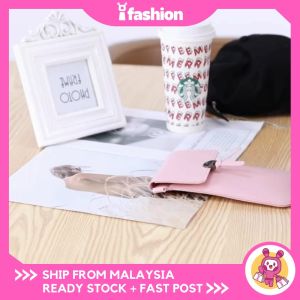 iFASHION 2000 READY STOCK Crossbody Pu Leather Touch Screen Mobile Phone Wallet Female Retro Student Buckle Small Wallet