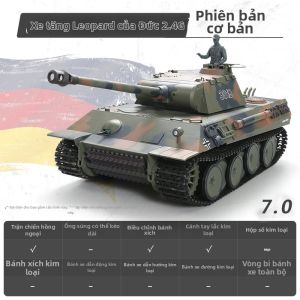 TANKZHANG | Xe Tăng Điều Khiển Từ Xa Phong Cách Quân Đội cho Người Lớn và Bé Trai