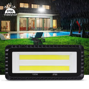 LED Flood Light 100W 200W IP66 Waterproof Outdoor Lighting Garden Street Lighting COB Floodlight Spotlight Wall LED Floodlight