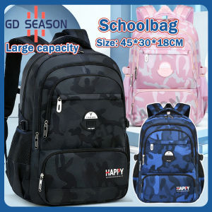 2026 Fashion Large Capacity Kid School Bag Waterproof Spine Protection Camouflage Schoolbag For Kids