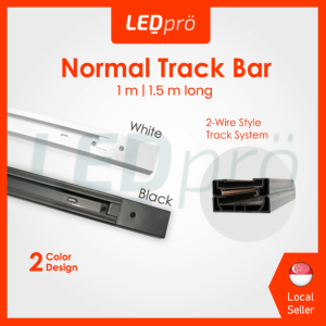 LED PRO LIGHT 1M/1.5M Track for LED Track Light - High-Quality Local Warranty with Fast Shipping - SG Seller