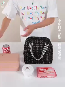 OVER SHOP Thermal Insulation Picnic & Lunch Handbag 1pcs Japanese Style Bento Bag -Large-Capacity