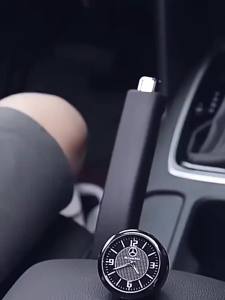Car Clock Luminous Mini Automobiles Internal Stick-On Digital Watch Mechanics Quartz Clocks Auto Ornament 40mm 43mm