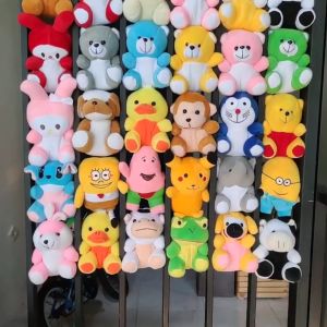 Dapatkan Boneka Stitch Mini Size 15cm Kualitas SNI Bahan Halus Cocok Untuk Kado Bouqet Hampers