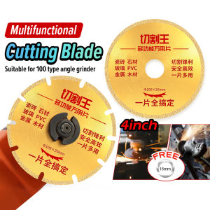 【Ready Stock】🔥4-inch 100mm Diamond Saw Blade Metal Cutting Disc For Brazing Iron Rebar Stainless Steel 100mm Angle Grinder Disk Cut Off Wheel Tool 金属切割片