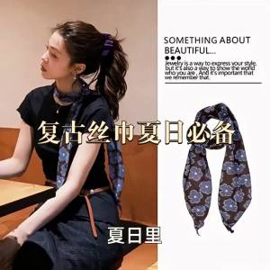 Retro Thin Summer Womens Scarf