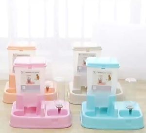 Tempat Makan Minum Kucing Dispenser Hewan Peliharaan Pet Food Dispenser