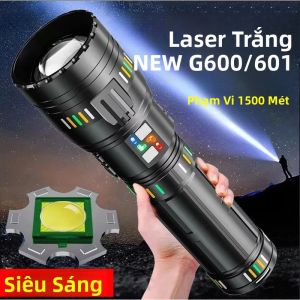 Đèn Pin LED Siêu Mạnh Với Tầm Xa Có Thể Điều Chỉnh Tiêu Cự Có Thể Điều Chỉnh Tầm Xa Đèn Khẩn Cấp Cắm Trại Chống Nước Với Màng Hấp Thụ Huỳnh Quang