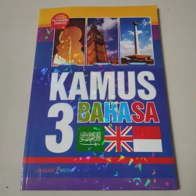 Kamus 3 Bahasa Bergambar Disertai Percakapan 3 Bahasa / Kamus Bergambar 3 Bahasa Arab Indonesia Inggris Full Color - Lingkar Media