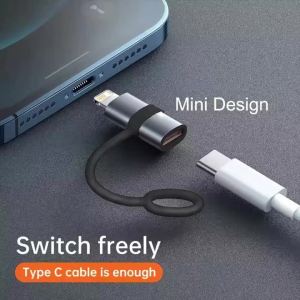 NNBILI PD30W Usb Type C To ios Adapter For iOS Male to Type C Female Converter For iPhone 15 14 13 12 11 Macbook Fast Connector