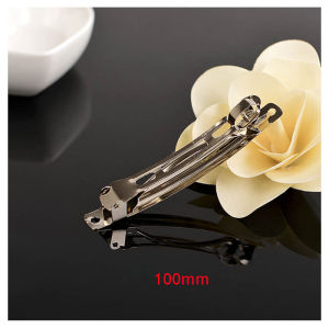 10Pcs French Spring Hair Clip Bases Blank Bow Hairpin for DIY Automatic Spring Hairclip Jewelry Making Accessories Wholesale