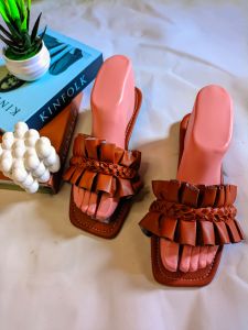 Sandal Terbaru Viral Model Teplek Kerut Model Shoes Sendal Kokop Slop
