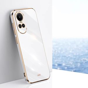 Oppo Reno10 5G Version Pure Color Silicone Protective Case Creative Full Cover Anti-Fall for CPH2531 International Edition