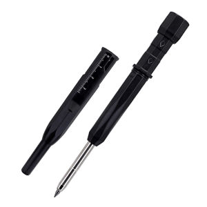MROOFUL | Bút Chì Kỹ Thuật Thợ Mộc Chuyên Nghiệp 2.8mm Đánh Dấu Lỗ Sâu Chì 0.7mm Dụng Cụ Chế Tác Gỗ Có Nắp Nhựa
