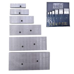 6 Pcs Adjustable Parallel Set 3/8" - 2-1/4" HardenedSteel Accuracy Parallels Set for Layout Inspection Stop WorkSet-Up Etc