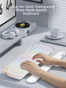 Mofii | Crystal Clear RGB Backlit High Aesthetic Wireless Keyboard