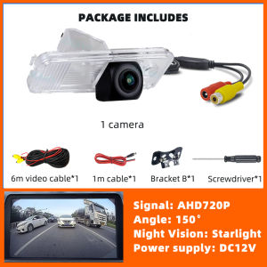Rear View Backup Camera Reverse License Plate Light Parking Safety for Hyundai Santa Fe IX45 Grandeur Azera TG HG Creta