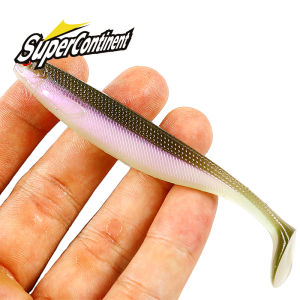 NEW Supercontinent ShadTeez T-tail 50mm 70mm 100mm Pike Zander Predator Fishing 3D Eyes Soft Lure Fishing Lures