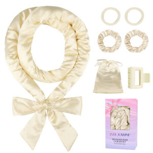 Bộ Uốn Tóc Không Cần Nhiệt Satin Heatless Overnight 70cm Băng Đô Tạo Kiểu Tóc Xoăn Không Cần Nhiệt Lô Cuốn Tóc Bằng Bọt Xốp Để Ngủ