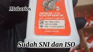 Oli Gardan matic honda Yamaha oli gear motor matic 1 dus 48 pcs