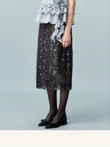 AIVEI | Sparkle Sheath Luxury Style Tulle Half Skirt