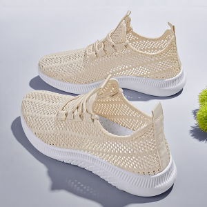 Old Beijing Cloth Shoes Womens New Arrival Soft Bottom Casual Sports Summer Middle-Aged and Elderly Mesh Breathable Sandals Mother Mesh Shoes