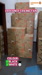 LEDVANCE OSRAM Ceiling Fan 60" (Pre-Assembled) White BF60WHVS2LDV 1 BOX - 2 UNIT Regulator Fan Sirim Approval