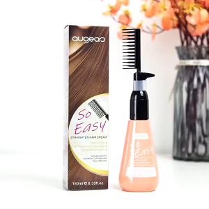 AUGEAS STRAIGHTEN HAIR CREAM SO EASY HAIR CREAM TO USE GENTLE AND AITI-DAMAGE SHINY AND SMOOTH 180ML