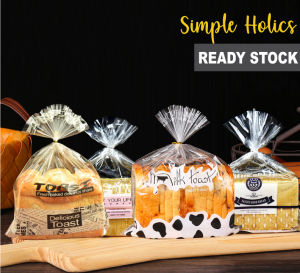 Printed Transparent Clear Plastic Bag FOR BREAD / OPP Clear Plastic / Bread Clear Plastic Bag / Bag For Sandwich Loaf