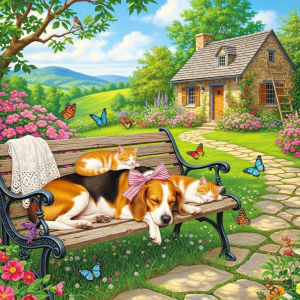 Huacan Diamond Painting Dog Cat Diamond Embroidery Animal Landscape New Collection 2026 Craft Kit