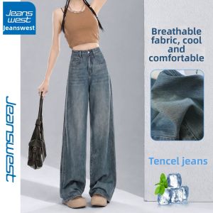 Jeanswest | Slimming Drapey Tencel Straight Leg Jeans