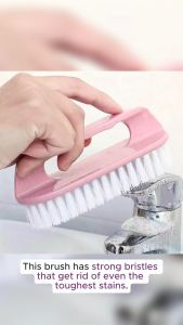 Multi-purpose Plastic Laundry Brush Scrubbing Clothes Brush Strong Bristles Cleaning