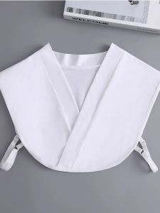 Chinese Style Cross Collar Fake Collar Hanfu Inner Wear Deep V Neck Separate Adult Shirt Fake Collar Fashionable Korean Version