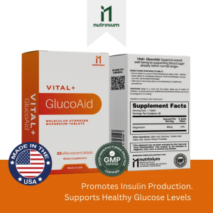 Lower Blood Sugar | Vital+ GlucoAid Hydrogen Water (30 Days Effferverscence)