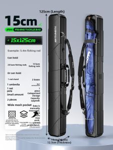 YUZHIYUAN | Hard Shell Large Capacity Fishing Rod Bag 2026 New Model