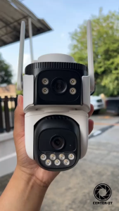 Vstarcam กล้องวงจรปิดภายนอก 2เลนส์ รุ่น CS621DR คมชัด3ล้านพิกเซล ภาพคมชัดทั้งกลางวันกลางคืน By.Vstarcam-CCTV