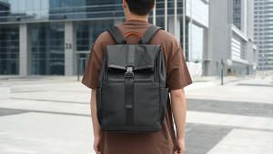 15.6inch Foldable Backpack Waterproof Laptop Rucksack Commute Bag For Men Lightweight Travel Bagpack