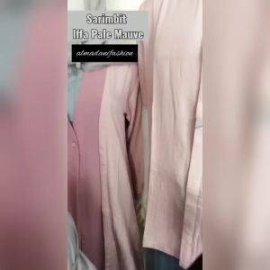 SARIMBIT NIBRAS IFFA PALE MAUVE KELUARGA RAYA COUPLE NIBRAS KELUARGA MUSLIM TERBARU 2023