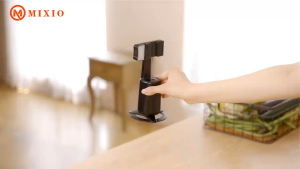 MIXIO A200 Auto Face Tracking Gimbal Handphone Stabilizer 360° dengan Lampu LED  Cocok untuk Tripod dan Stand Handphone Gimbal Holder