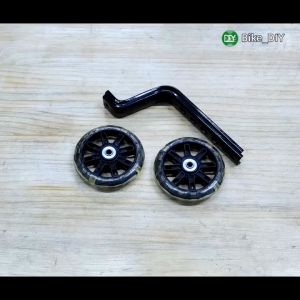 【COD】Universal Children Bike 12-20inch Kids Bike Balancer Auxiliary Wheel Silent Flash Training Wheels